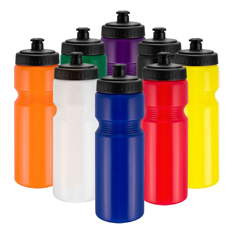 Botella De Agua Para Bicicletas/gimnasio 700 Cc Pack 25 Unds