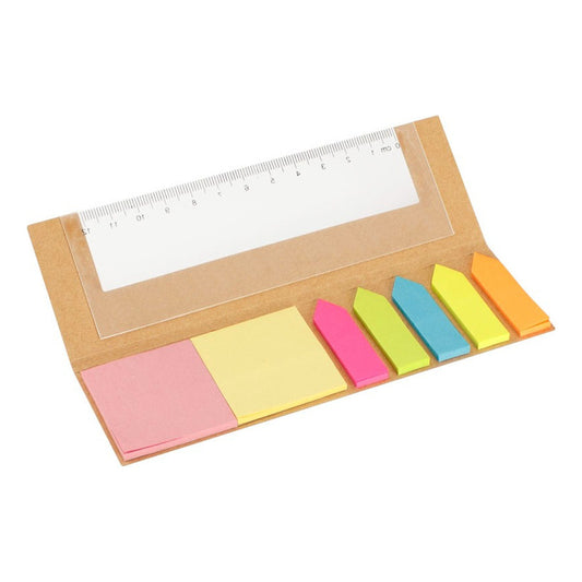 Notas Adhesivas Con Regla Set Ecológico