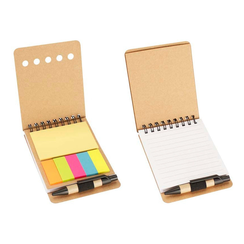 Libreta Set Ecológico Con Bolígrafo Pack 50 Unidades