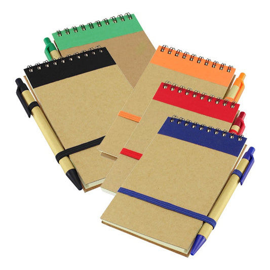 Libreta Ecológica Con Lápiz Pack 100 Uds. Color A Elección