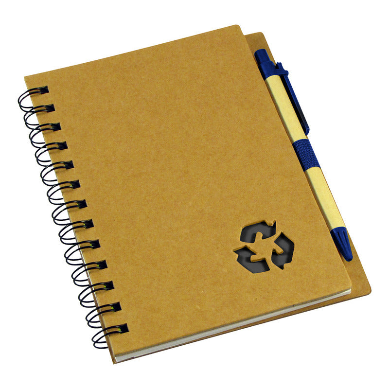 Libreta Ecológica C/lápiz Tapa Dura Colores Surtidos 60 Unds