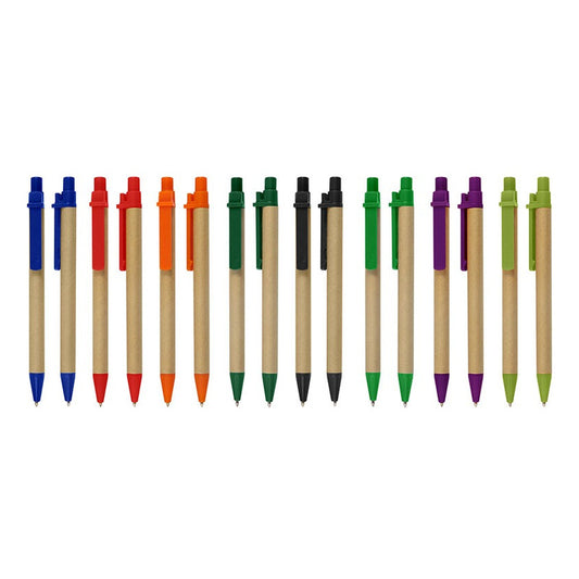 Bolígrafo Lápiz Ecológico Pack 12 Unidades Colores