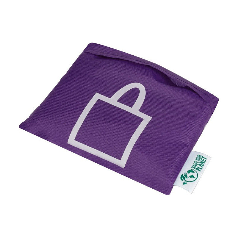 Bolsa De Compras Compactable En Tela Rpet Pack 5 Unds
