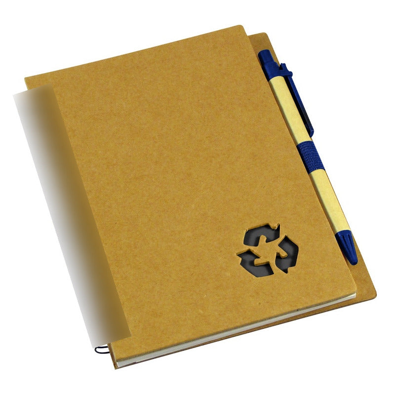 Libreta Ecológico Incluye Lápiz Ecológico Con Tapa Dura