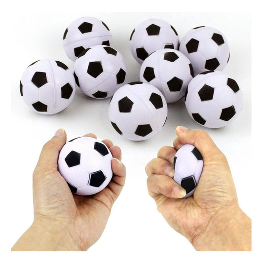 Pack 12 Pelotas Antiestrés Sorpresa Cumpleaños Diseño Futbol