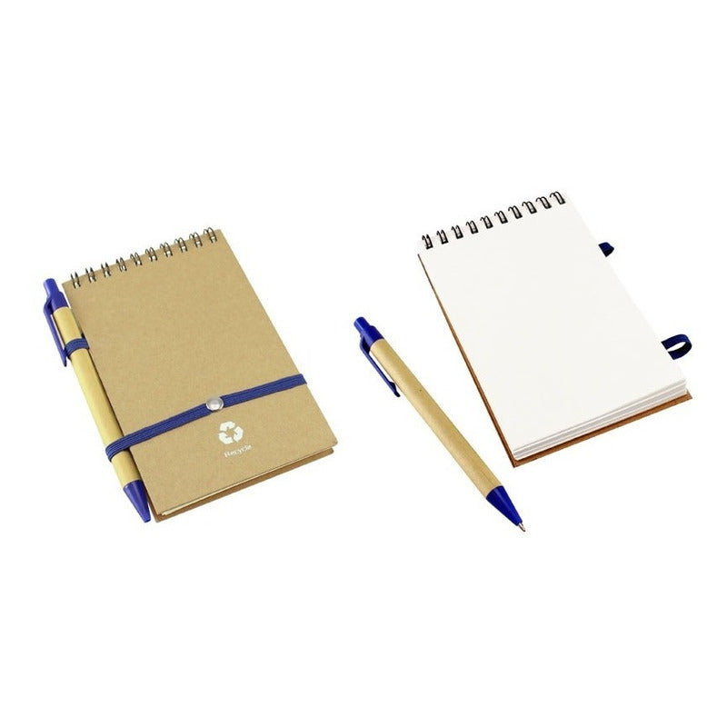 Libreta Ecológica Con Lápiz (disponible Colores Disponibles)