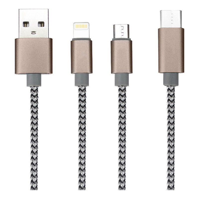 Cargador Con Multiples Terminales Pack 3 Unidades
