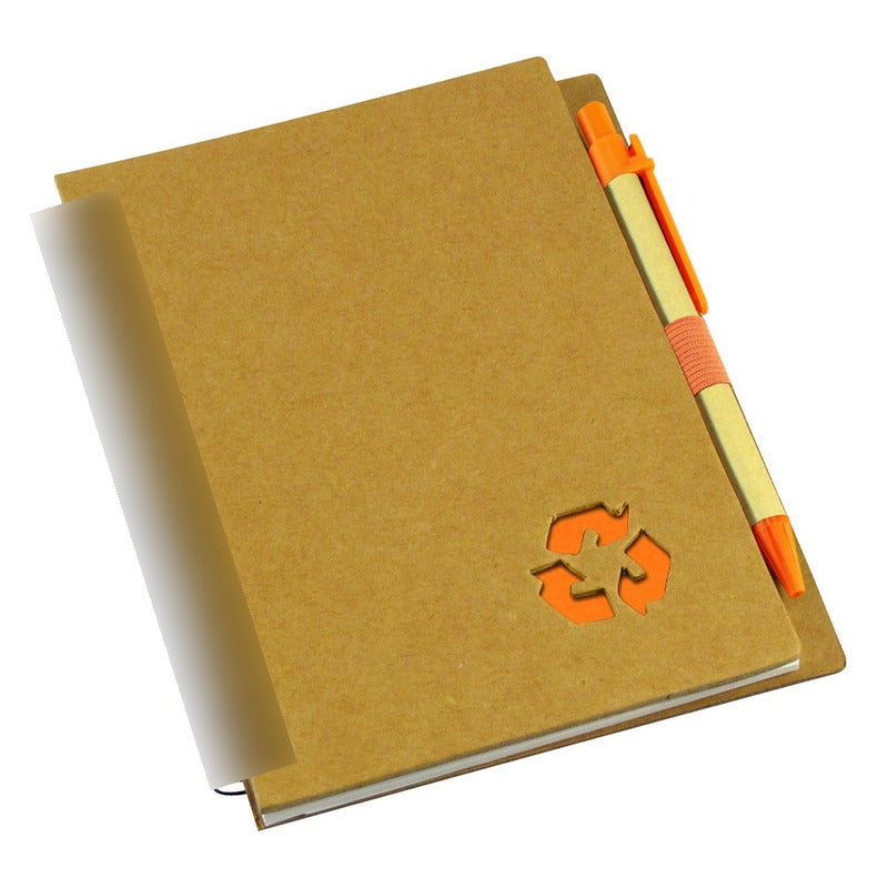 Libreta Ecológico Incluye Lápiz Ecológico Con Tapa Dura