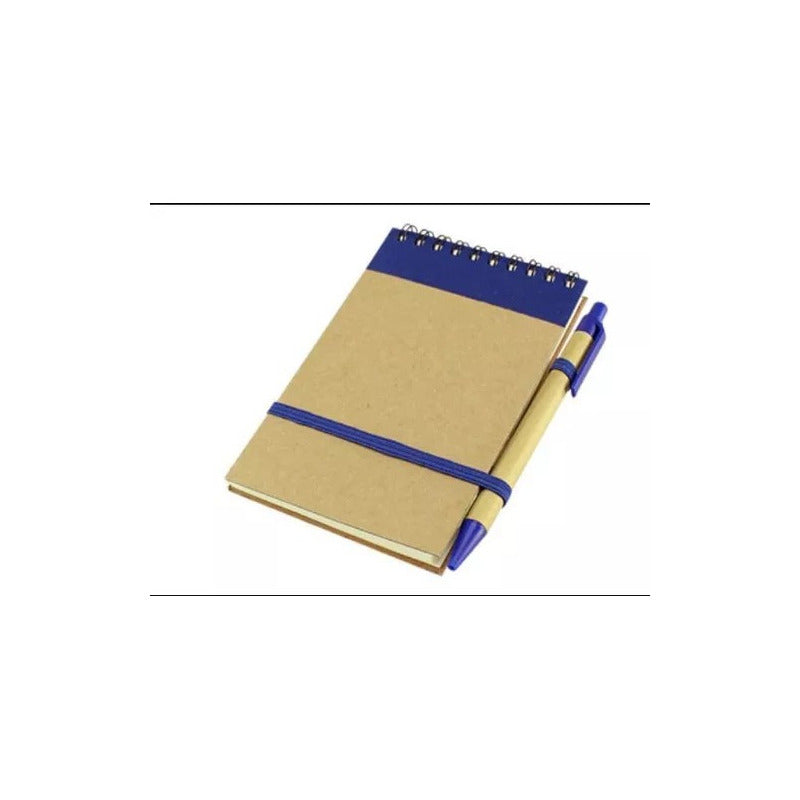 Libreta Ecológica Con Lápiz Pack 20 Uds. Color A Elección
