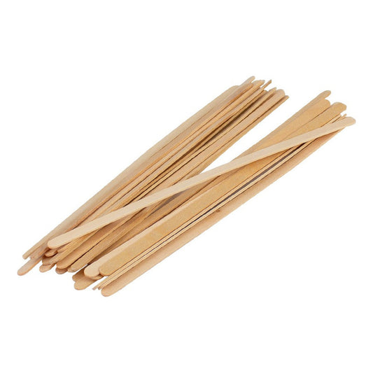 Pack 1000 Palitos Revolvedores Café Madera Desechables 18 Cm