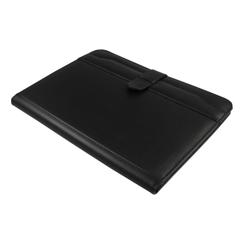 Carpeta Cuero Símil Negro Porta Documentos Pack 10 Unidades