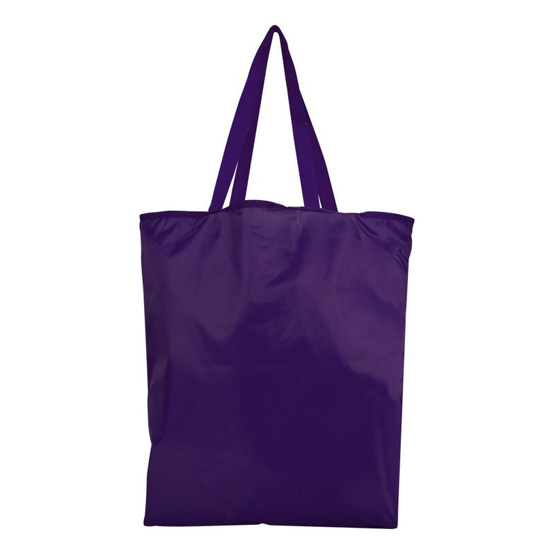 Bolsa De Compras Compactable En Tela Rpet Pack 10 Unds.