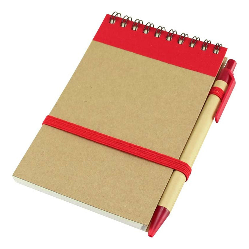 Libreta Ecológica Con Lápiz Pack 20 Uds. Color A Elección