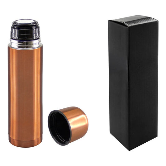 Termo Metálico Cobre Capacidad 500cc Pack 5 Unidades