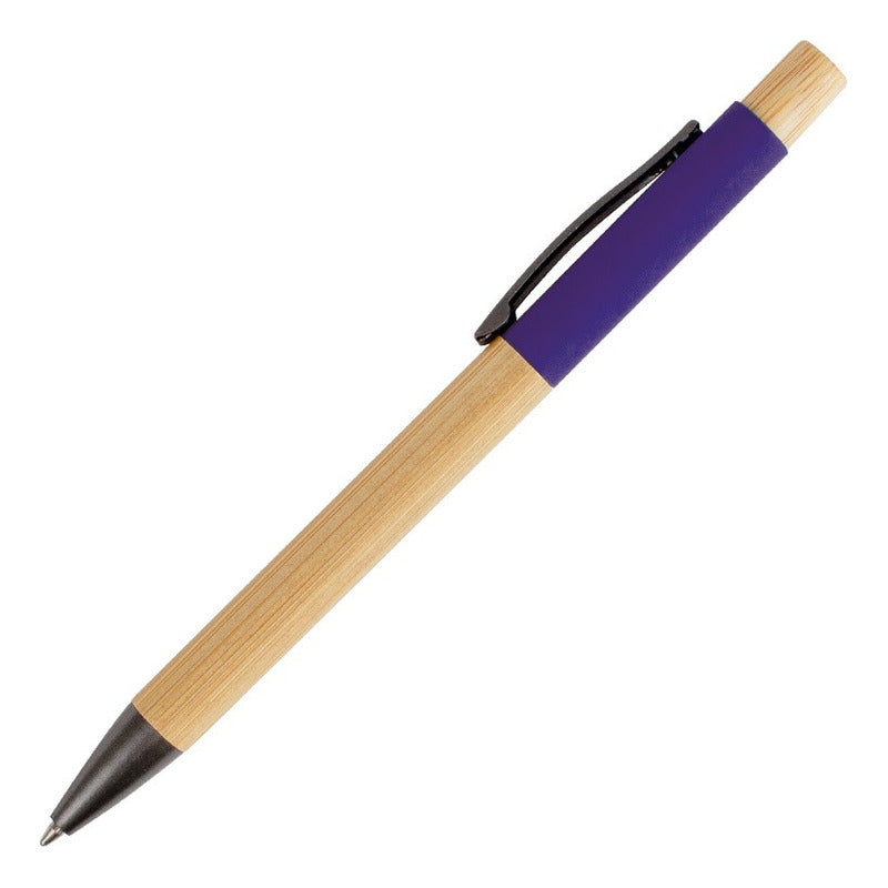 Bolígrafo Ecológico Bamboo - Eva Color Morado Pack 50 Unds