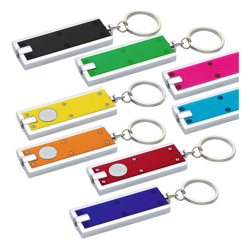 Pack De 30 Llavero-linterna Led Colores Disponibles