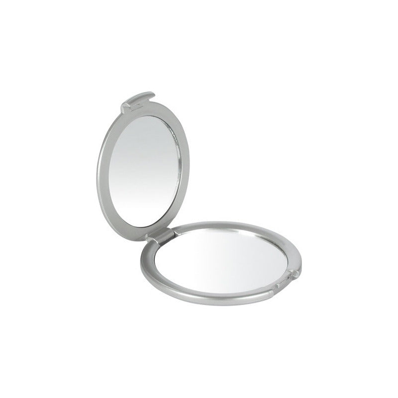 Espejos De Bolsillo Doble Plateado Pack 10 Unidades.