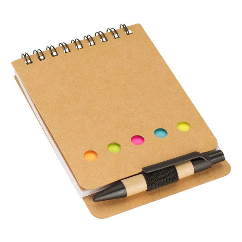 Libreta Set Ecológico Con Bolígrafo Pack 50 Unidades