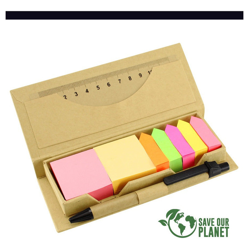 Set Estuche Ecológico Para Oficina Pack 200 Unidades