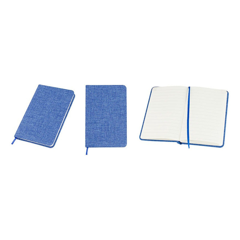 Libreta De Bolsillo Forrada En Tela