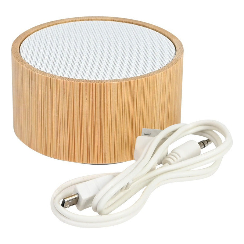 Parlante Altavoz Bluetooth De Bamboo  Flow