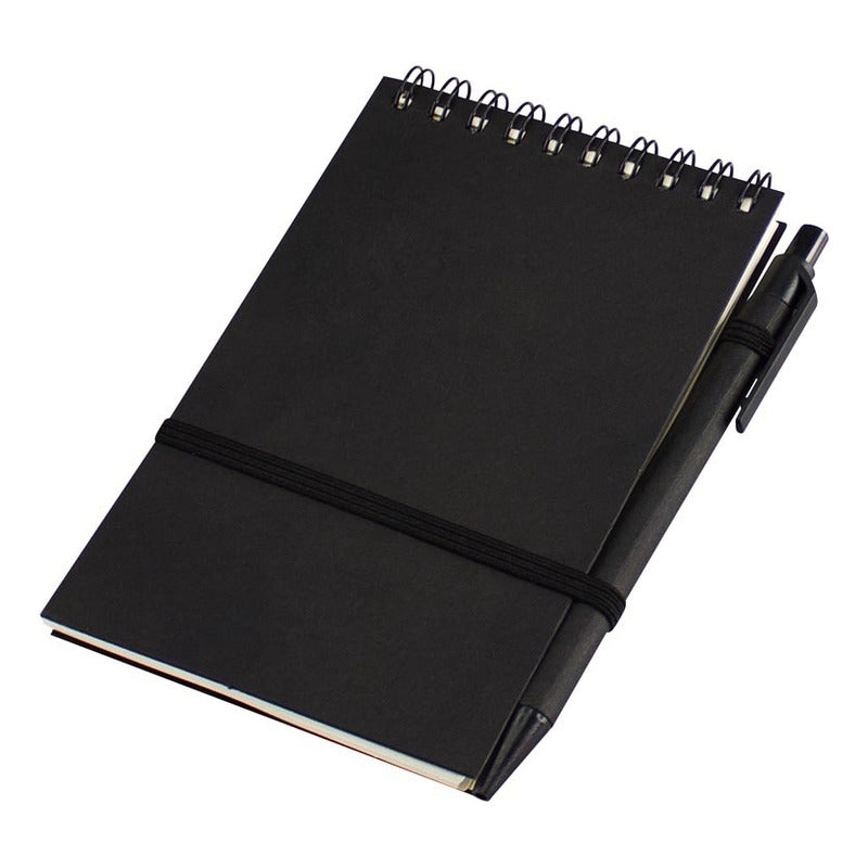 Libreta Ecológica Negra Con Lápiz Pack De 200 Unidades