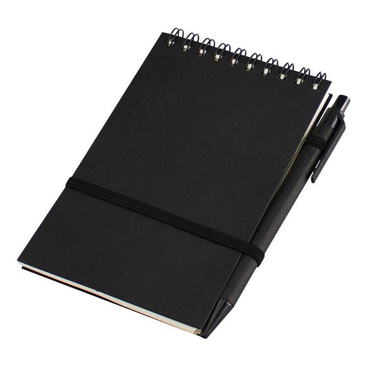 Libreta Ecológica Negra Con Lápiz Pack De 100 Unidades