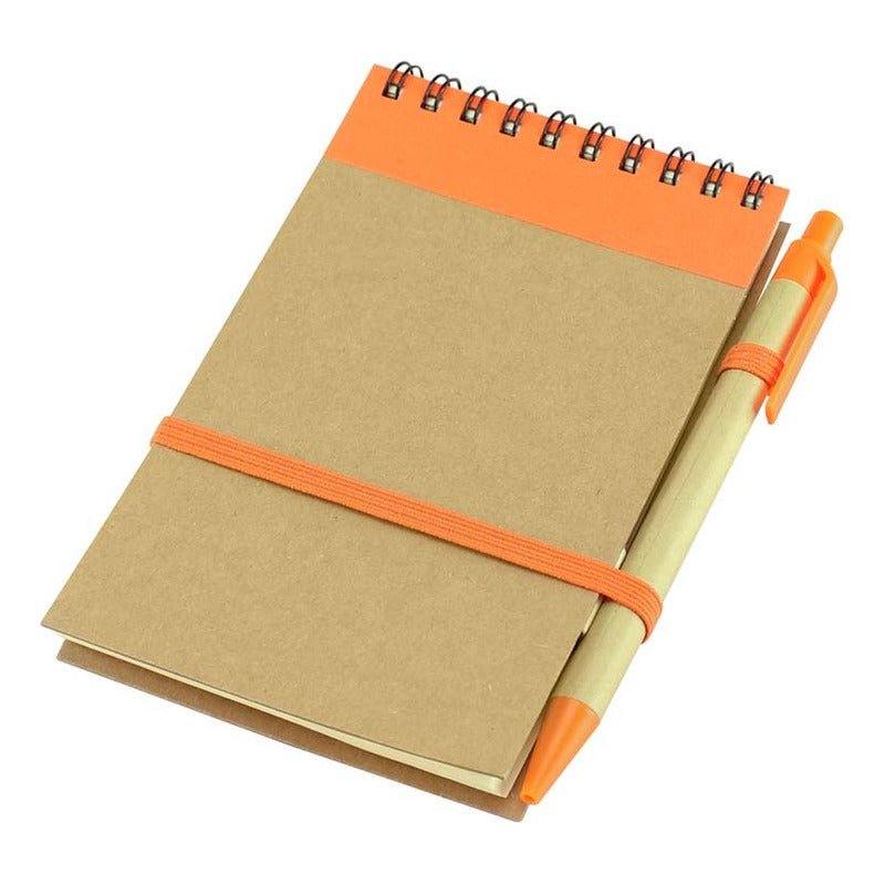 Libreta Ecológica Con Lápiz Pack 50 Uds. Color A Elección