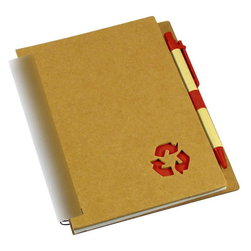 Libreta Ecológico Incluye Lápiz Ecológico Con Tapa Dura