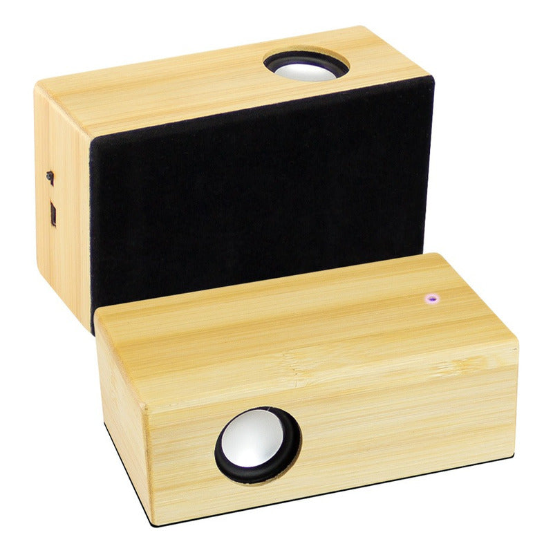 Parlante De Inducción De Madera De Bamboo