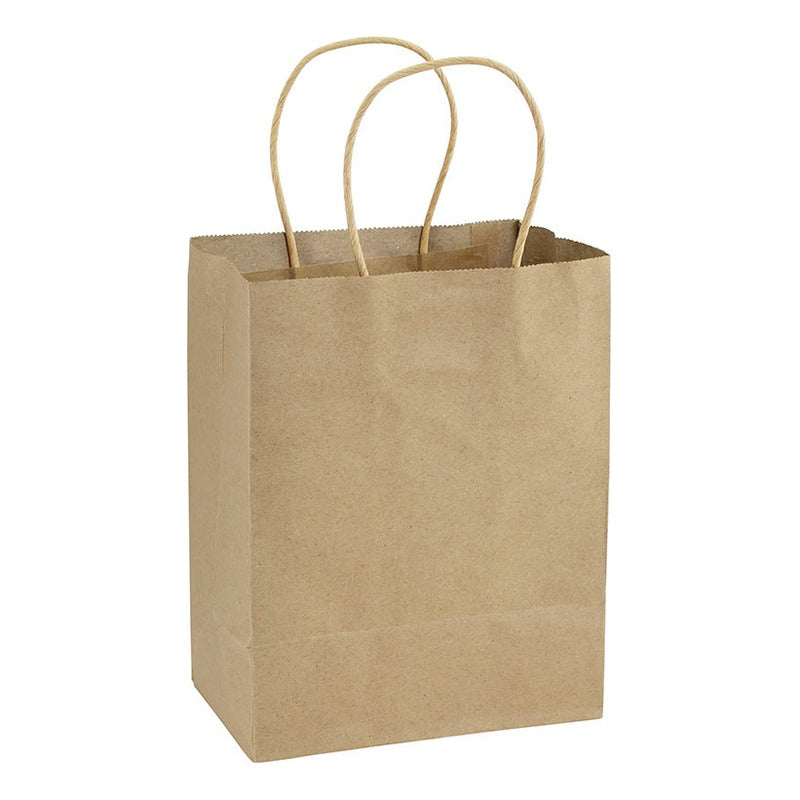 Bolsa De Papel Kraft 15x20x10 Cm Pack 100 Unidades