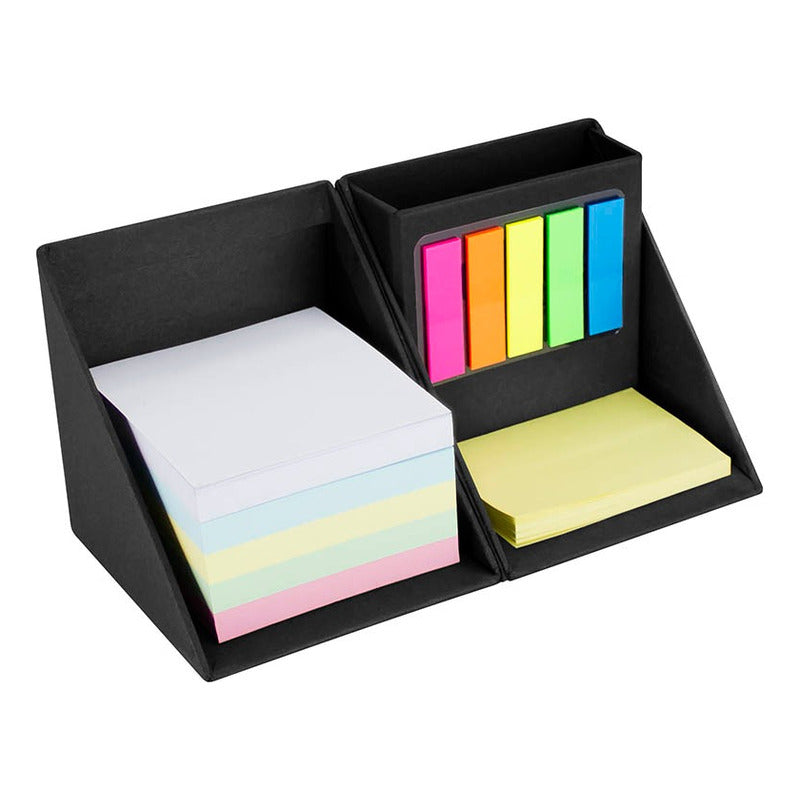 Set Cubo Ecológico Con Porta Lápices Colores Disponibles