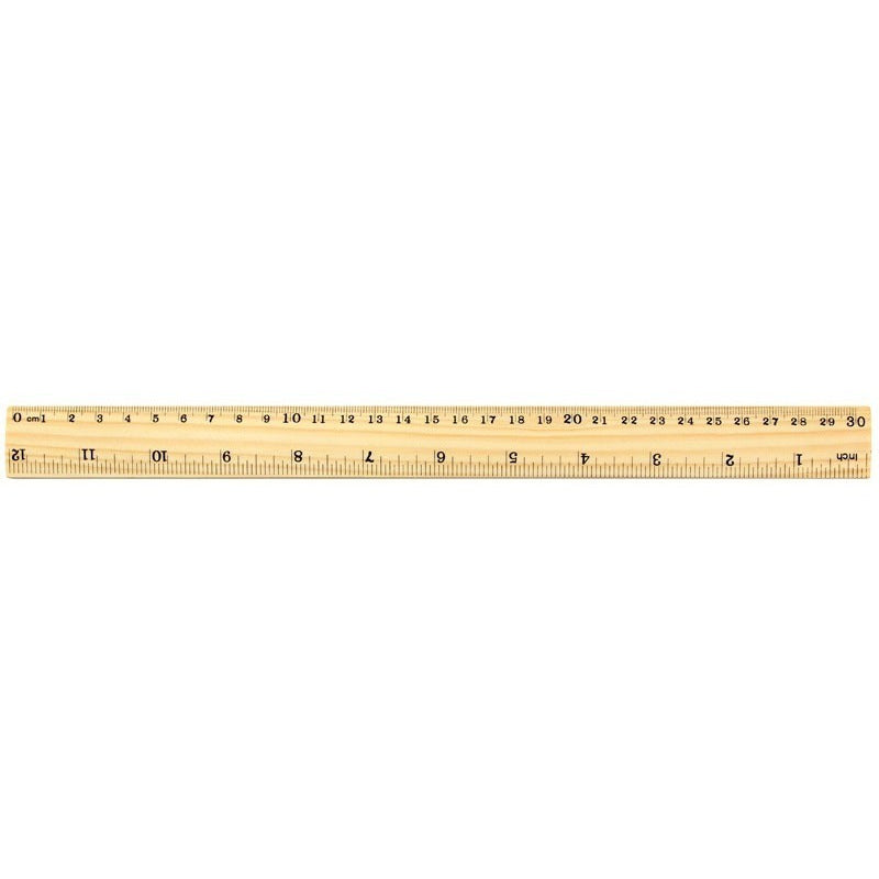 Regla De Madera 30 Cm