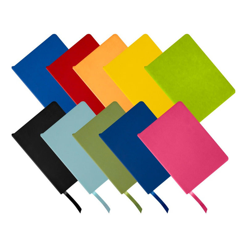 Cuaderno Pu Eco Cuero Colores Surtidos Pack 10 Unidades