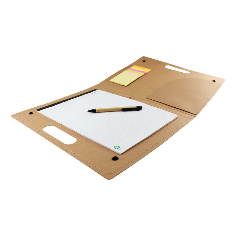 Carpeta De Cartón Ecológico Incluye Accesorios Pack 12 Unds