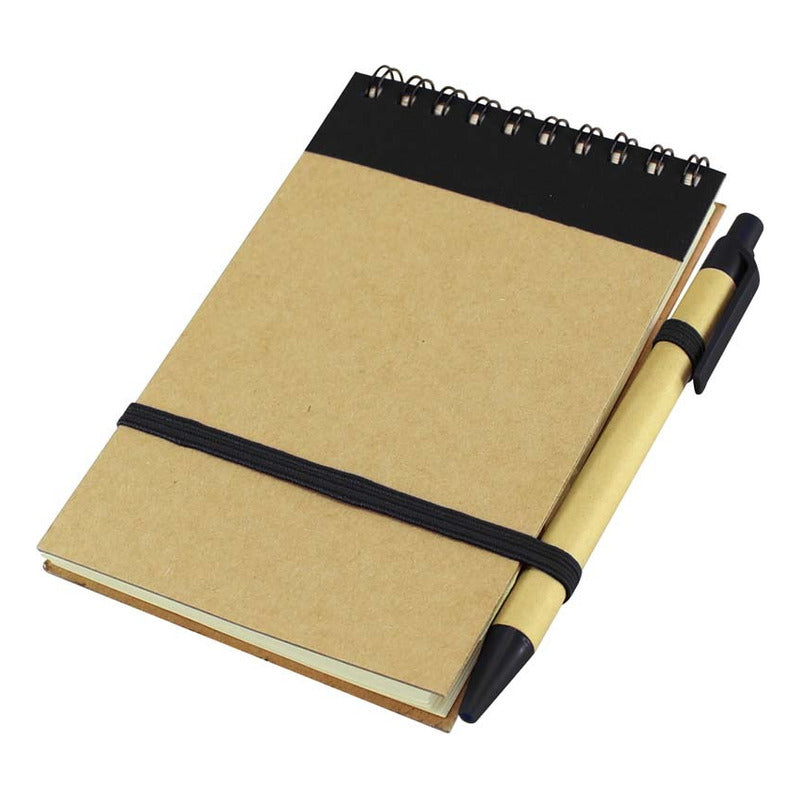 Libreta Ecológica Con Lápiz Pack 6 Uds. Color A Elección