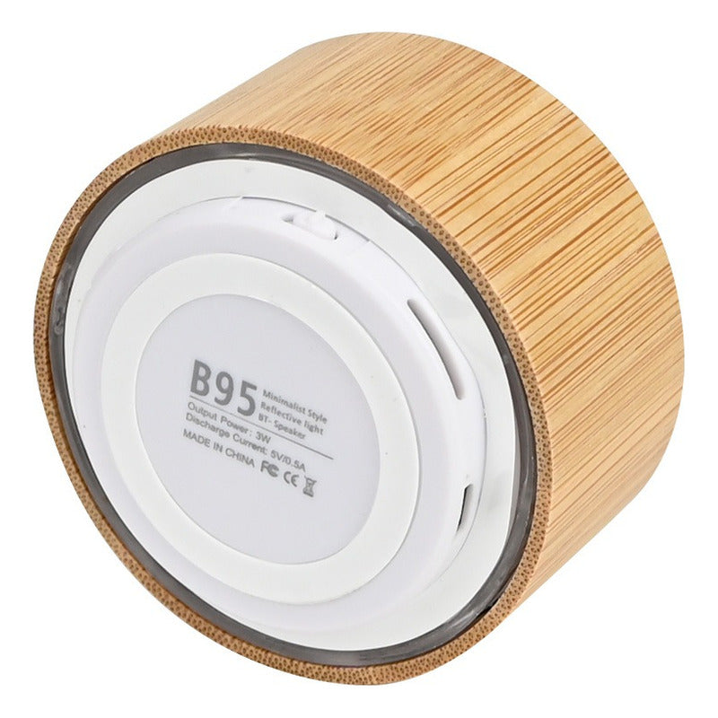 Parlante Altavoz Bluetooth De Bamboo  Flow