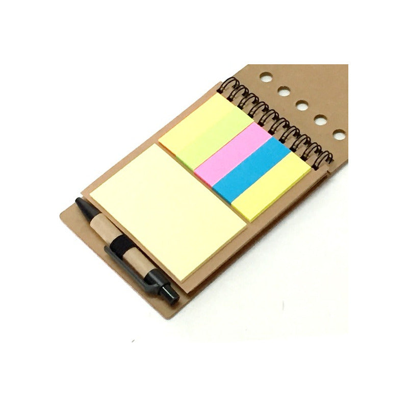 Set Ecológico Con Notas Adhesivas C/bolígrafo Corcho 50 Unds
